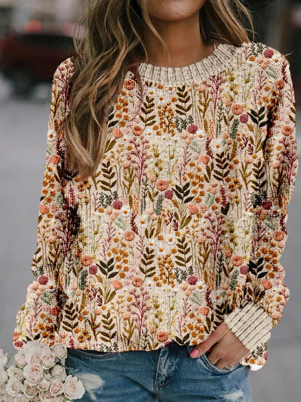 Mel™ | South African Designed Flowered Sweater