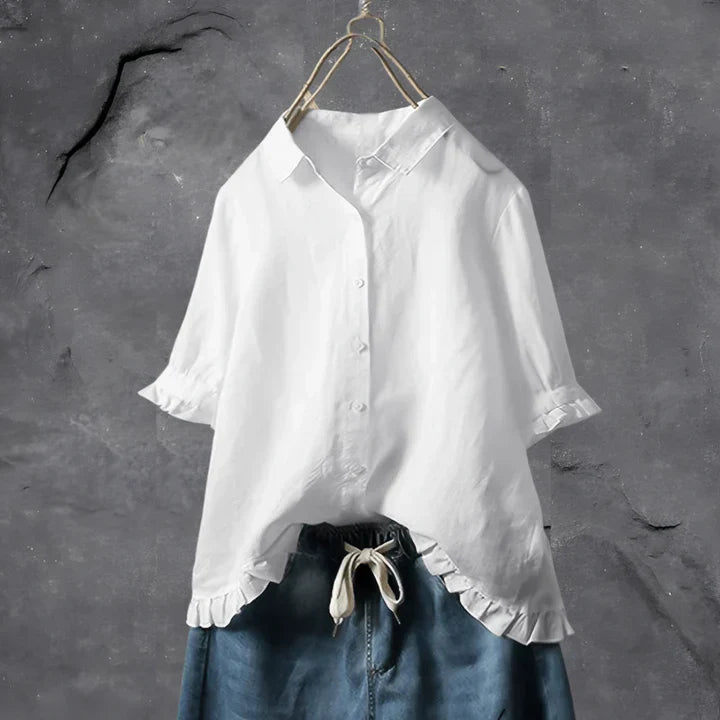 Jessa™ | Cotton Linen Blouse For Women