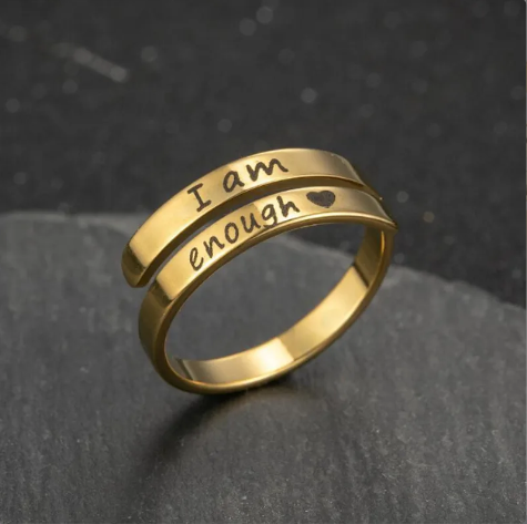 I Am Enough Ring