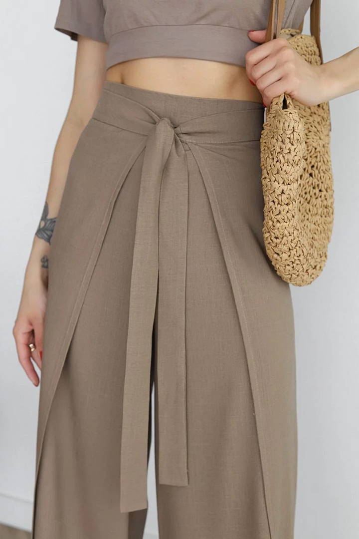 Zelena™ | Wide Linen Pants