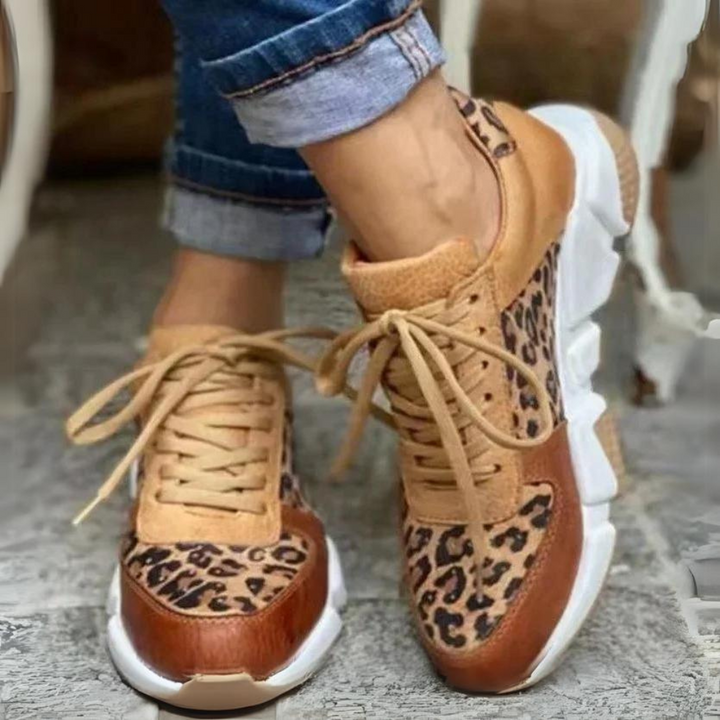 Leah™ | Leopard Print Sneakers