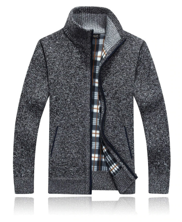 Marc™ | Men's Casual Knitted Zipper Cardigan