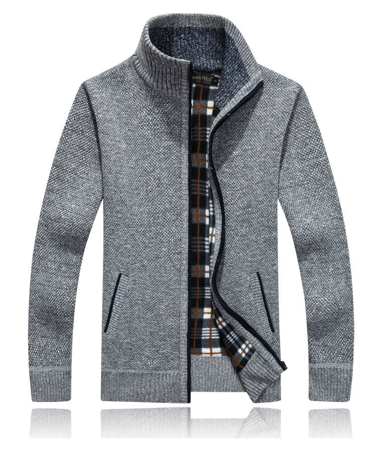 Marc™ | Men's Casual Knitted Zipper Cardigan