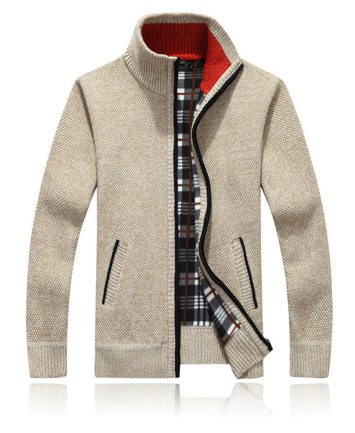 Marc™ | Men's Casual Knitted Zipper Cardigan