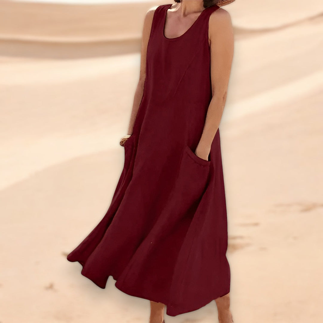 Avery™ - Elegant Comfortable Sleeveless Dress