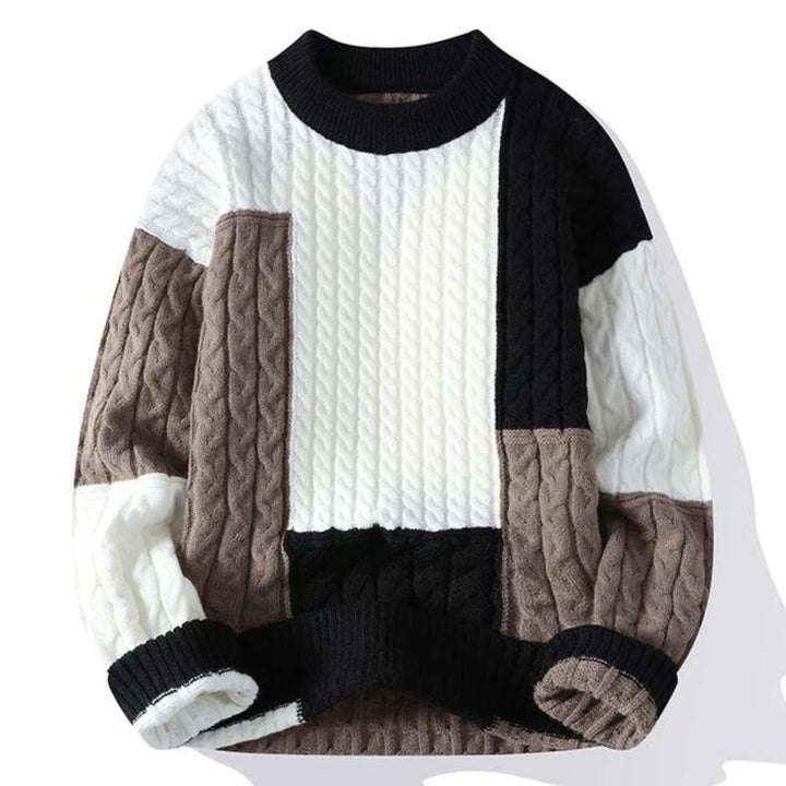 Kirt™ | Patchwork Trend Color Sweater