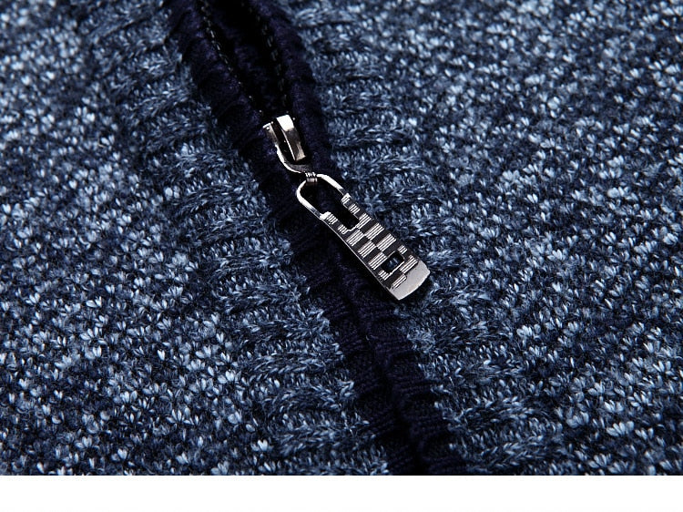 Marc™ | Men's Casual Knitted Zipper Cardigan