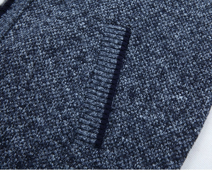 Marc™ | Men's Casual Knitted Zipper Cardigan