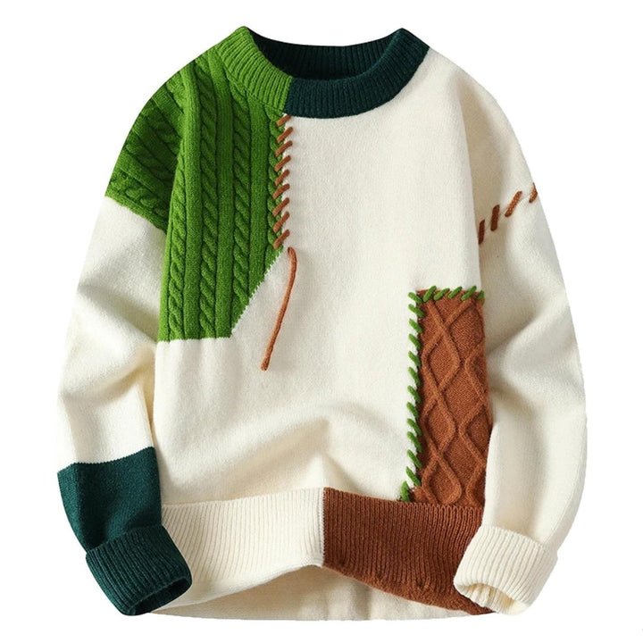 Dineo - Cozy Patchwork Sweater