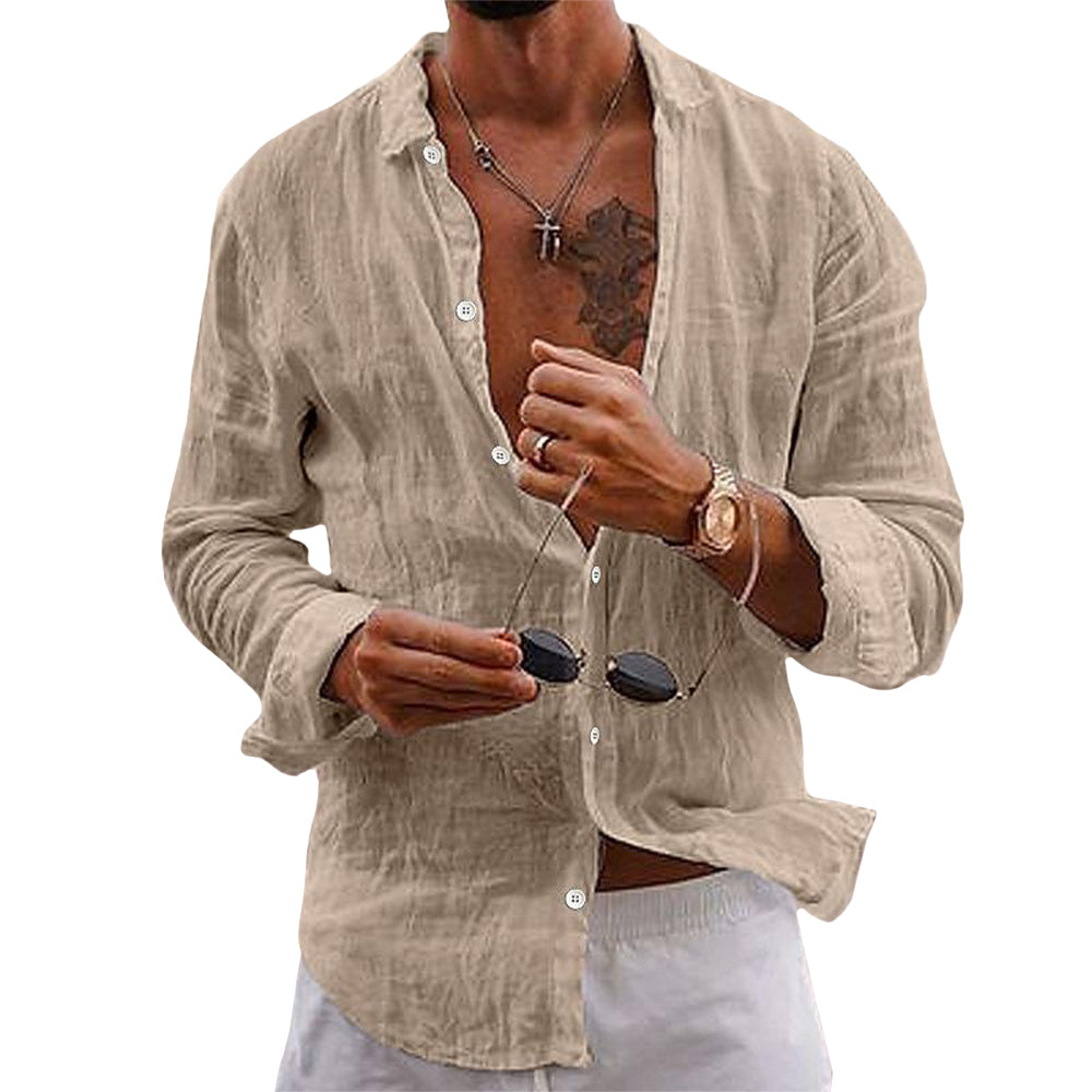 Alvin™ | Men's Cotton Linen Shirt