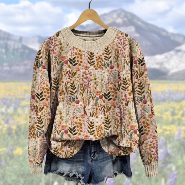 Mel™ | South African Designed Flowered Sweater