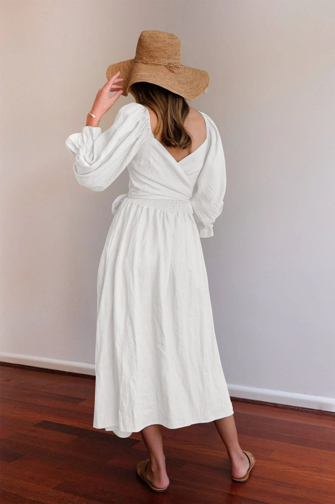 Bettina™ | Elegant Lantern Sleeve Dress