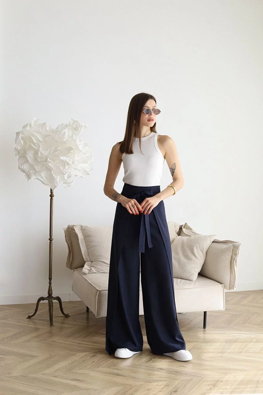 Zelena™ | Wide Linen Pants