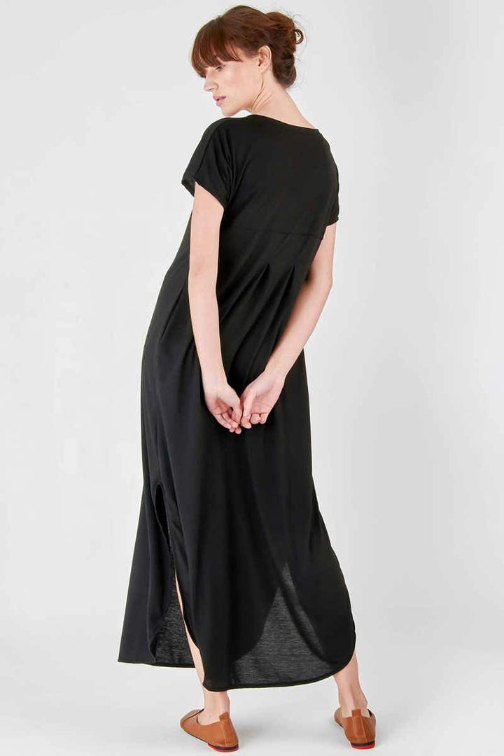 Zania™ I Side Slit Maxi Dress with Pockets