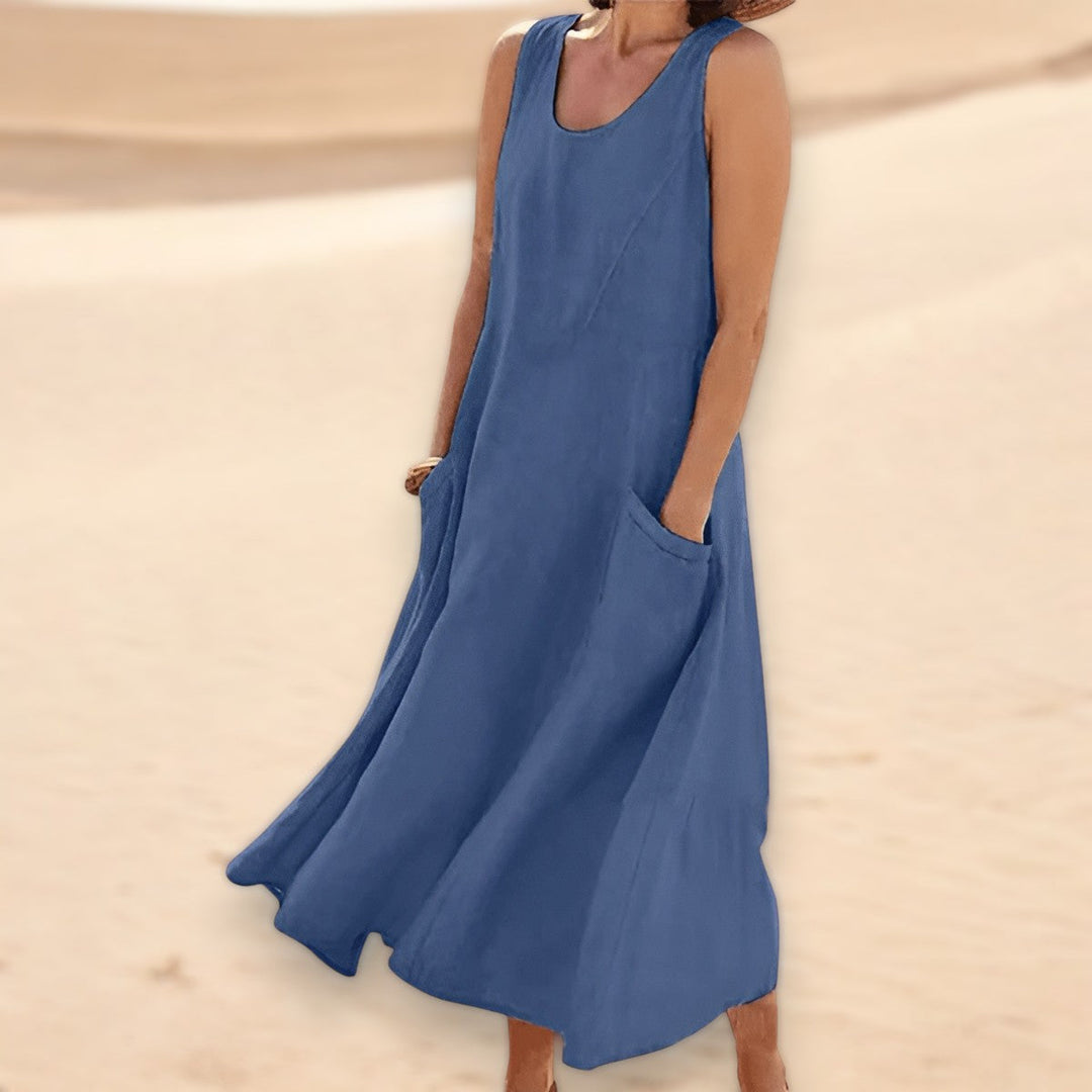 Avery™ - Elegant Comfortable Sleeveless Dress