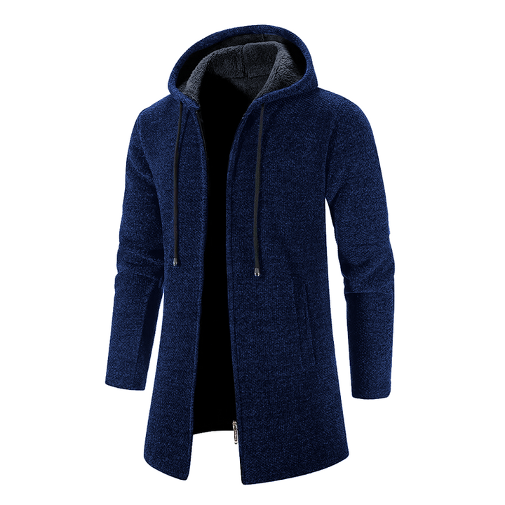 Piolo™ | Men's Mid-Length Hooded Wool Jacket