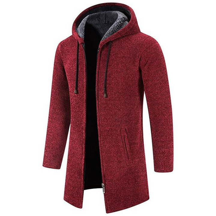 Piolo™ | Men's Mid-Length Hooded Wool Jacket