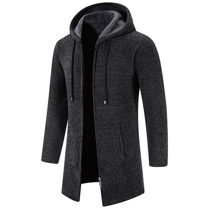 Piolo™ | Men's Mid-Length Hooded Wool Jacket