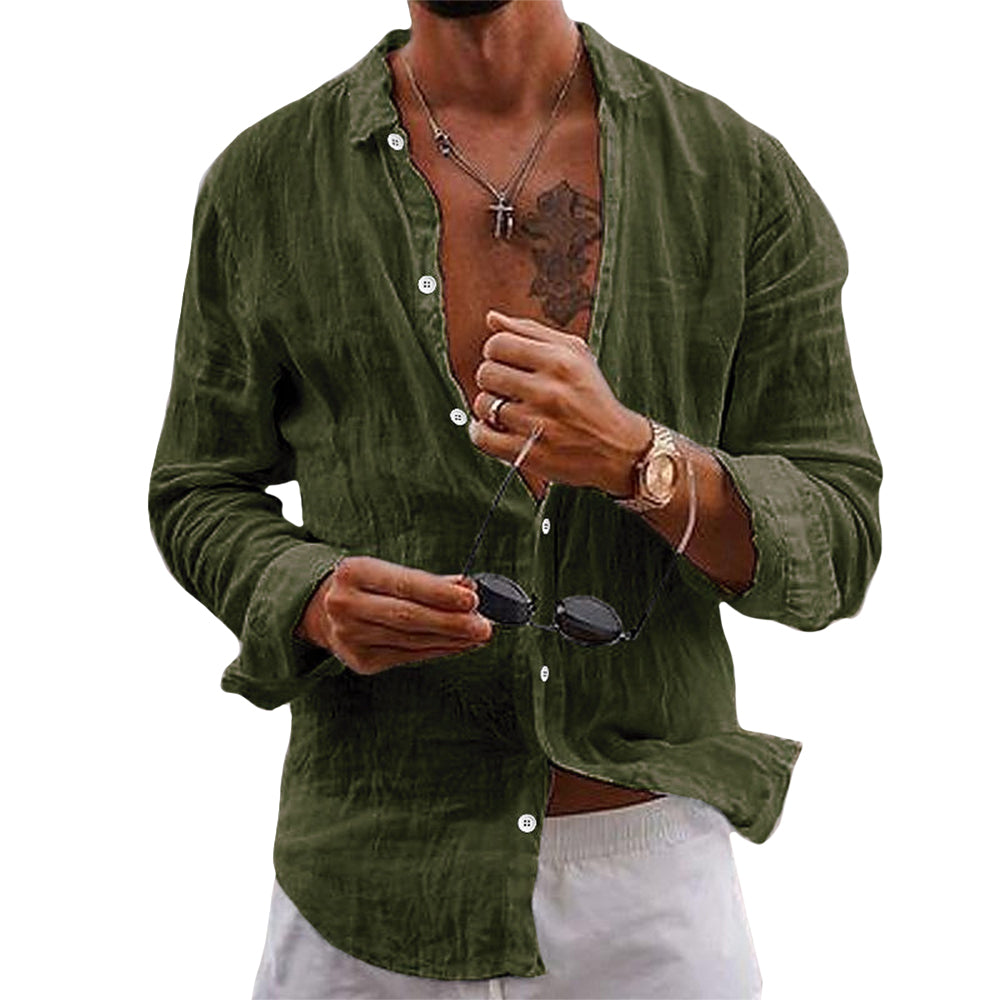 Alvin™ | Men's Cotton Linen Shirt