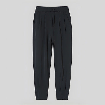 Aadan™ | Fashion Suit Trousers with a tight ankle waistband