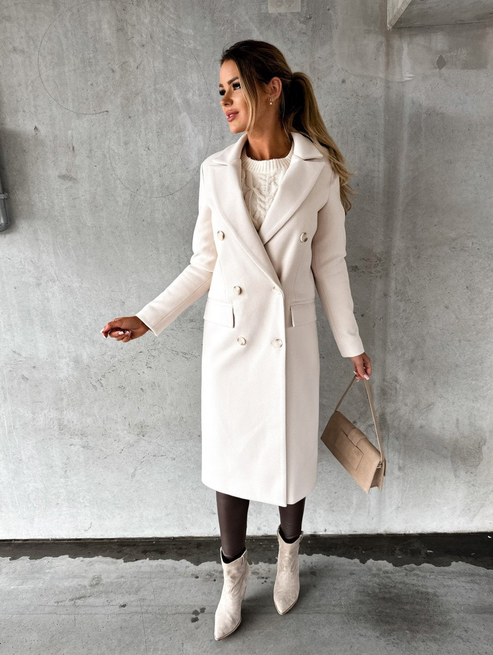 Amelia™ | Long Sleeve Fashion Casual Trench Coat