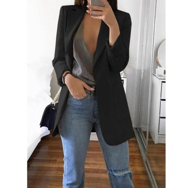 Janica™ | Fashion Long Sleeve Blazer For Women