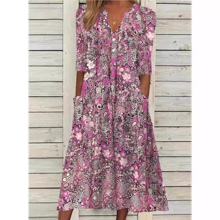 Anastasia - Blooming Elegance Floral Dress