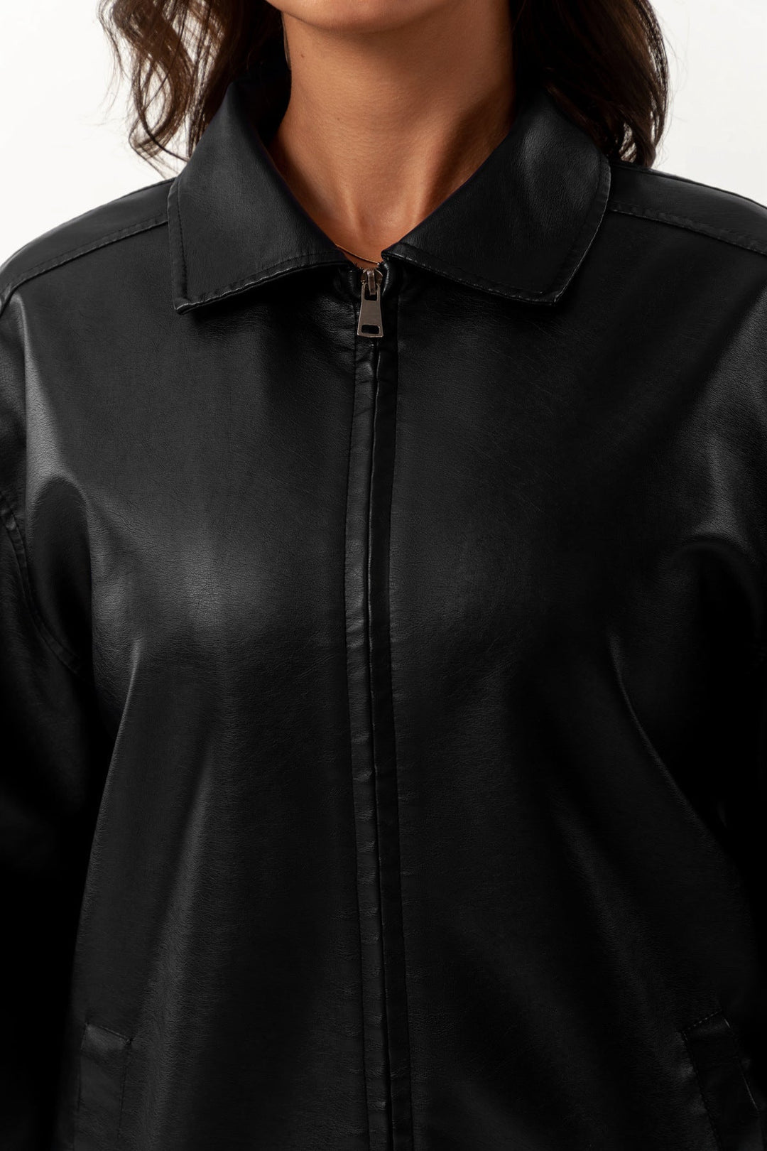 Fatima™ | Stylish Leather Jacket For Woman