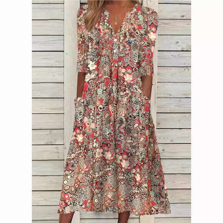 Anastasia - Blooming Elegance Floral Dress