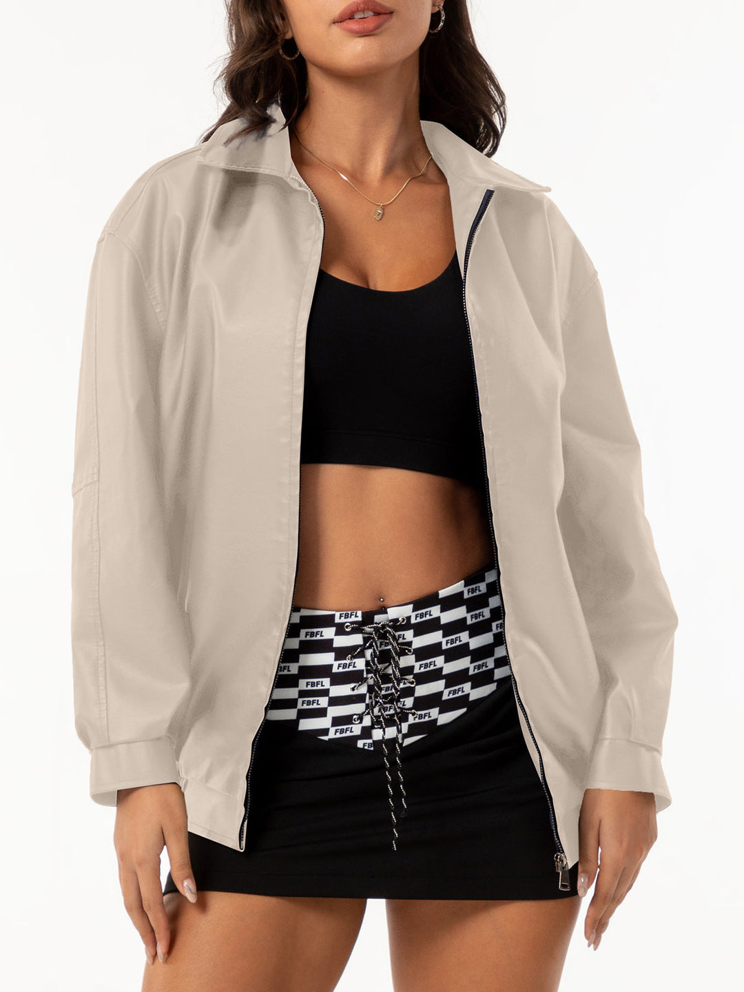 Fatima™ | Stylish Leather Jacket For Woman