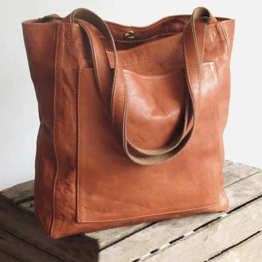 Katrine™ | Handcrafted Leather Tote Bag