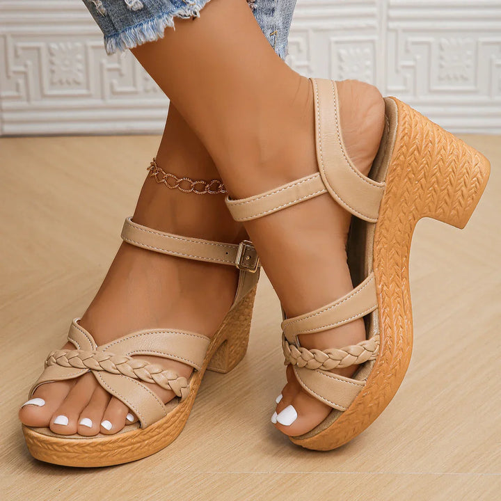 Gianna™ Orthopedic Mid Heel Platform Sandals