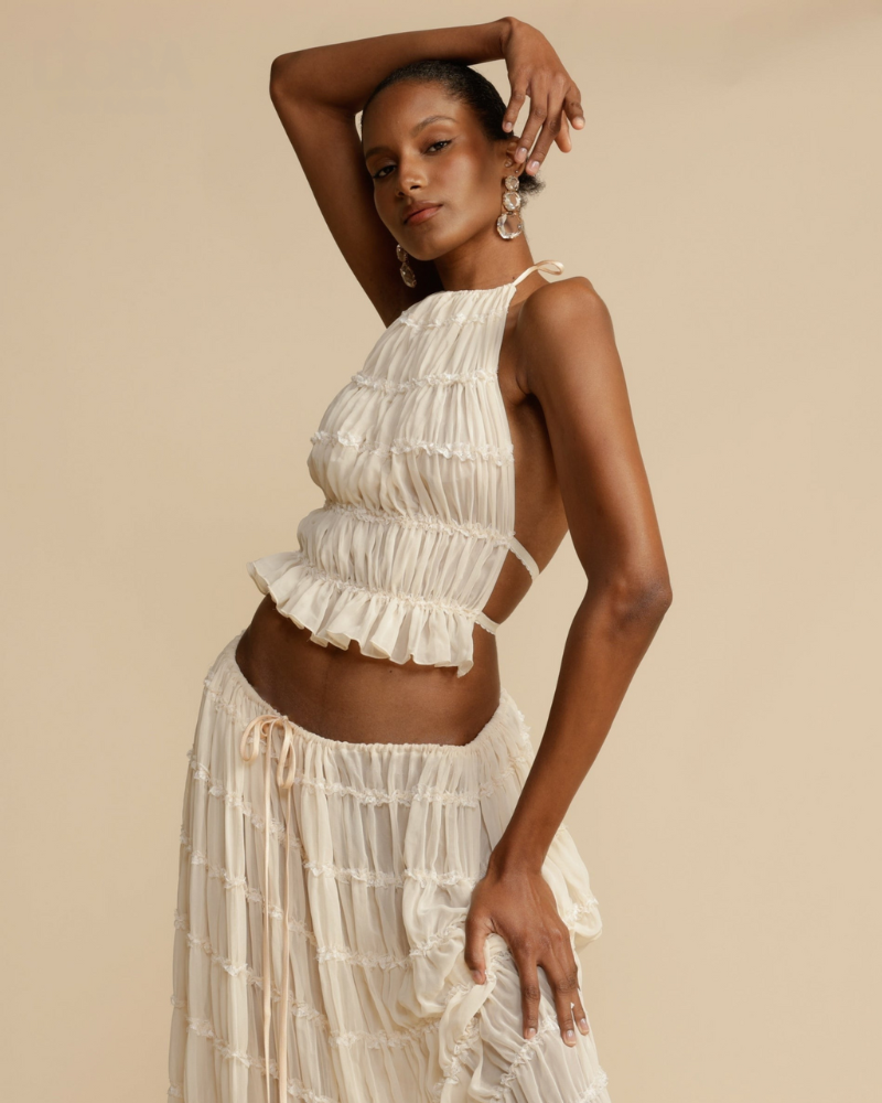 Adelaide™ |  Halter Top with Flowy Skirt