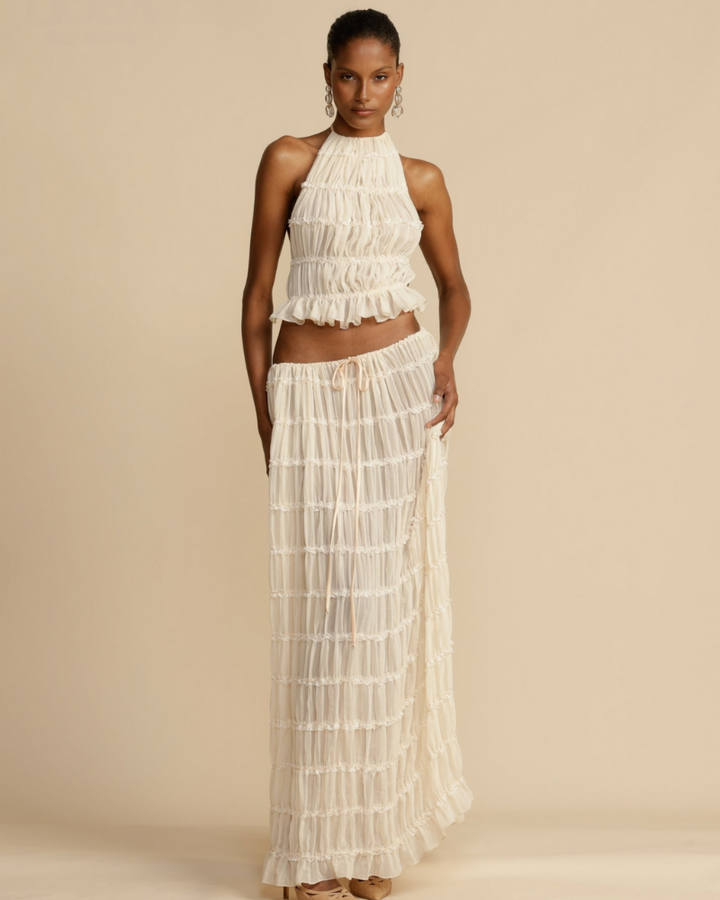 Adelaide™ |  Halter Top with Flowy Skirt