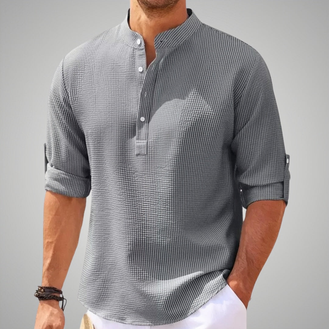 George™ | Men's Shirt with Half Sleeves without Collar