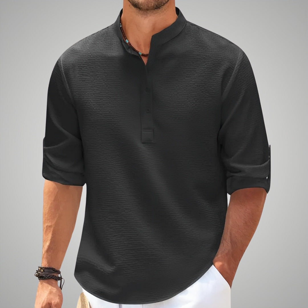 George™ | Men's Shirt with Half Sleeves without Collar