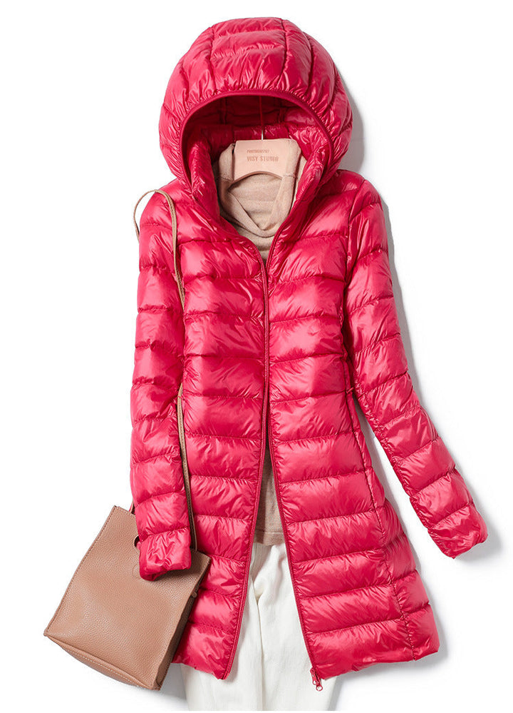 Pauline™ | Long Ultralight Puff Down Jacket