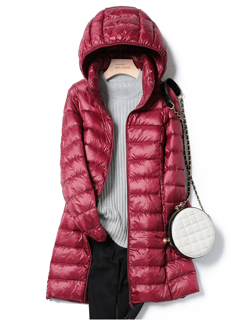 Pauline™ | Long Ultralight Puff Down Jacket