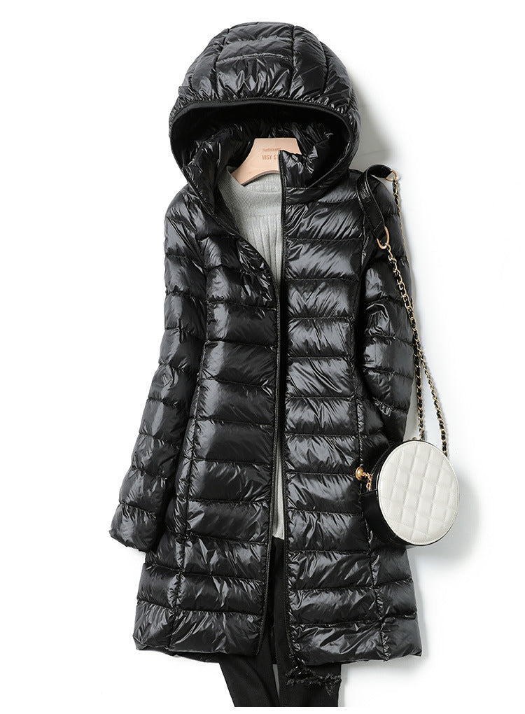 Pauline™ | Long Ultralight Puff Down Jacket