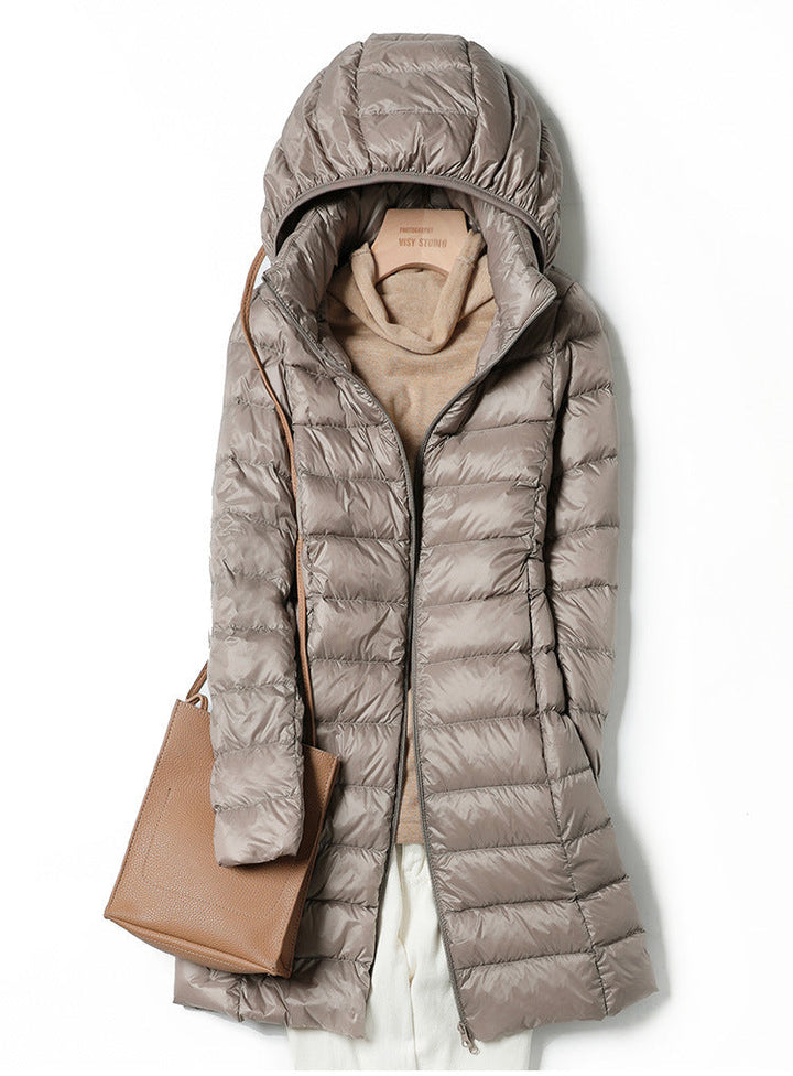 Pauline™ | Long Ultralight Puff Down Jacket