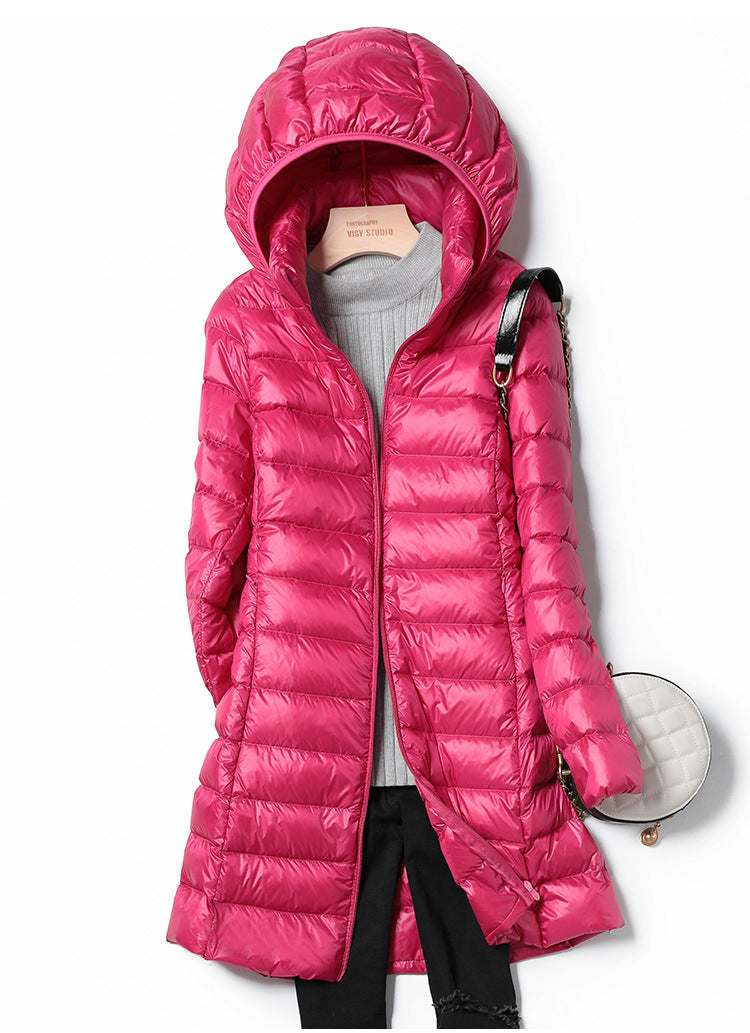 Pauline™ | Long Ultralight Puff Down Jacket