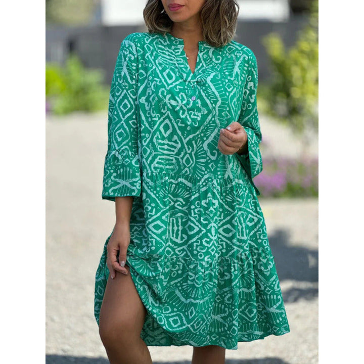 Endy™ | Printed Midi Dress