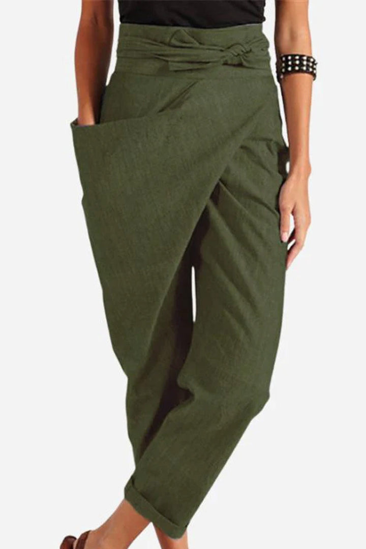 Monic™ | High-Waist Wrapped Comfy Pants