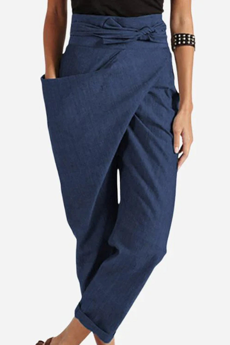 Monic™ | High-Waist Wrapped Comfy Pants