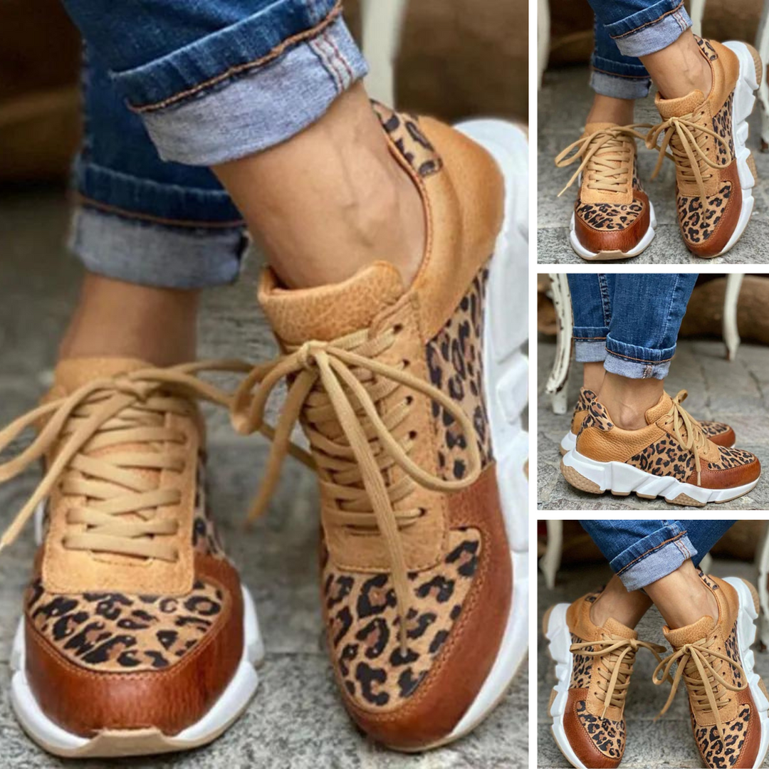 Leah™ | Leopard Print Sneakers