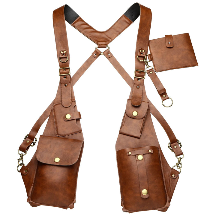 Grim™ | Anti-Theft Vintage Leather Shoulder Holster, Wallet Security