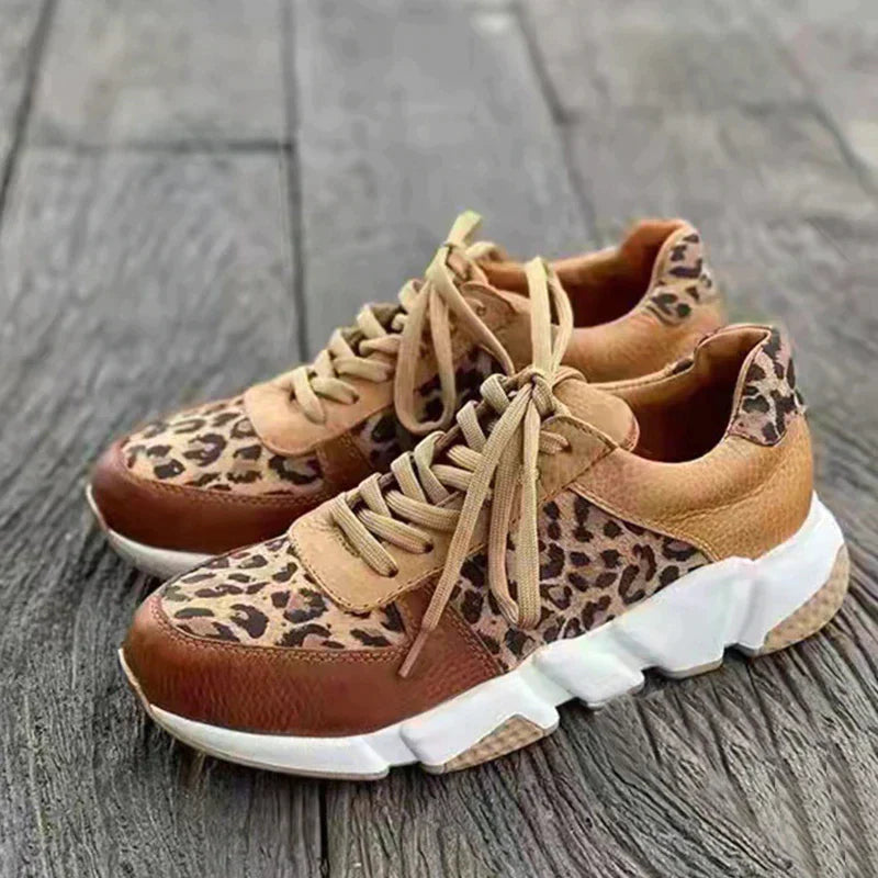 Leah™ | Leopard Print Sneakers