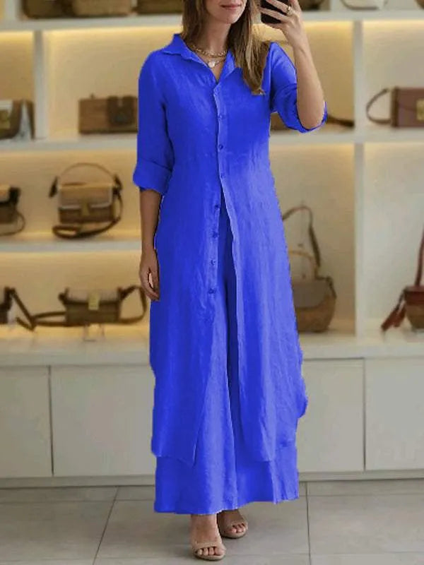 Liana™ - Woman's Elegant Casual Linen Outfit Set