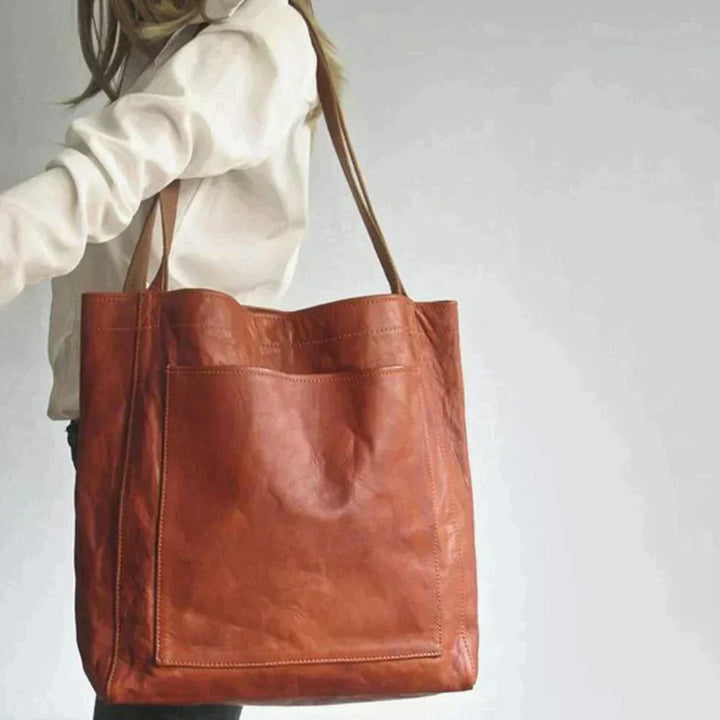 Katrine™ | Handcrafted Leather Tote Bag