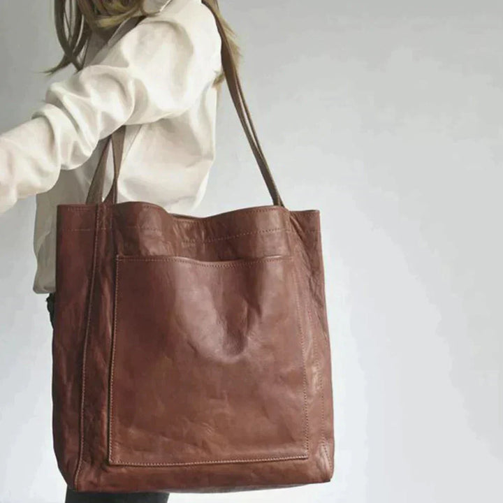 Katrine™ | Handcrafted Leather Tote Bag